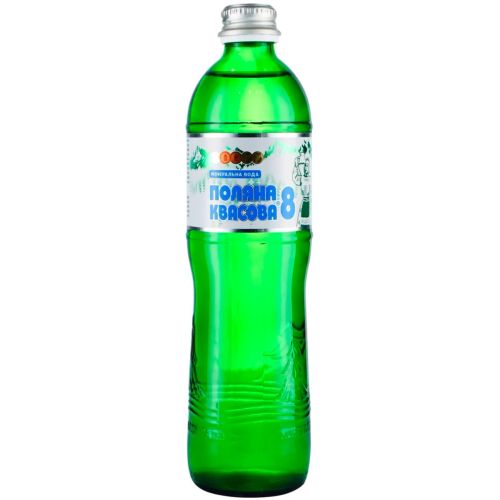 Вода мінеральна Поляна Квасова-8 сильногазована, 0,5 л (скло) в місті Львів : ціни, характеристика.  - фото №1 Вода мінеральна Поляна Квасова-8 сильногазована, 0,5 л (скло) в місті Львів : ціни, характеристика.