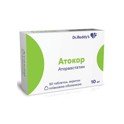 Атокор 10 мг таблетки №30 замовити - фото №1 Атокор 10 мг таблетки №30 замовити