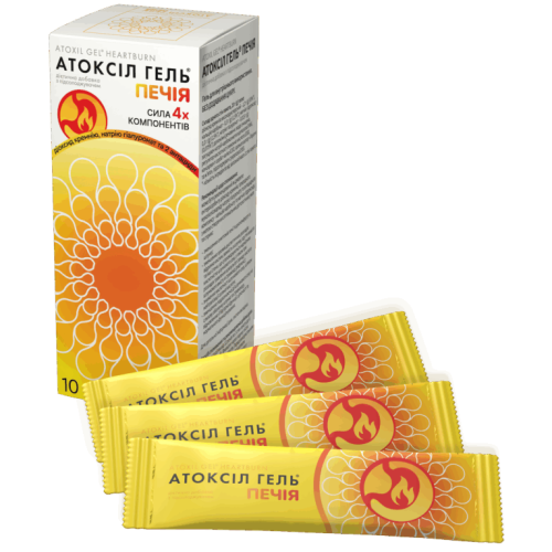 Атоксил гель Изжога по 20 г стик-пакет №10 в городе Рахов : цены, характеристики.  - фото №1 Атоксил гель Изжога по 20 г стик-пакет №10 в городе Рахов : цены, характеристики.