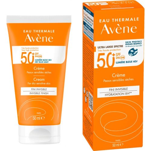 Крем Avene (Авене) солнцезащитный для сухой чувствительной кожи SPF 50+, 50 мл в городе Вышгород : цены, характеристики.  - фото №1 Крем Avene (Авене) солнцезащитный для сухой чувствительной кожи SPF 50+, 50 мл в городе Вышгород : цены, характеристики.