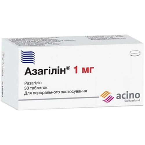 Азагилин 1 мг таблетки №30 в городе Крюковщина : цены, характеристики.  - фото №1 Азагилин 1 мг таблетки №30 в городе Крюковщина : цены, характеристики.