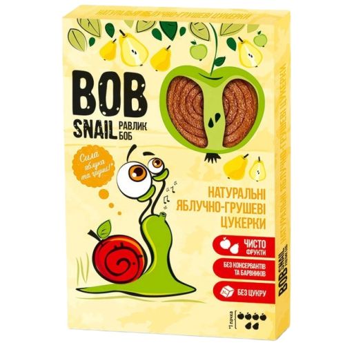 Цукерки Bob Snail (Равлик Боб) яблуко-груша 60 г в місті Одеса : ціни, характеристика.  - фото №1 Цукерки Bob Snail (Равлик Боб) яблуко-груша 60 г в місті Одеса : ціни, характеристика.