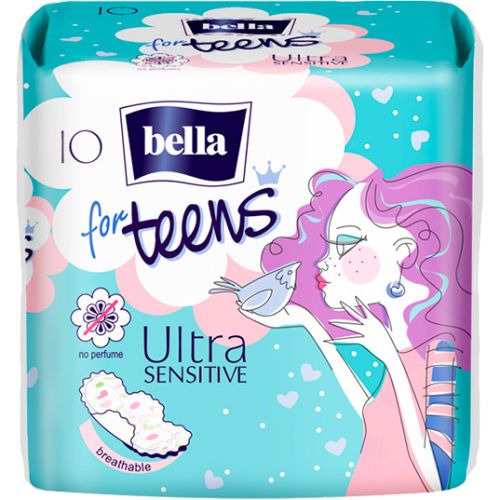 Гігієнічні прокладки Bella for Teens Ultra Sensitive, 10 шт. в місті Глобине : ціни, характеристика.  - фото №1 Гігієнічні прокладки Bella for Teens Ultra Sensitive, 10 шт. в місті Глобине : ціни, характеристика.