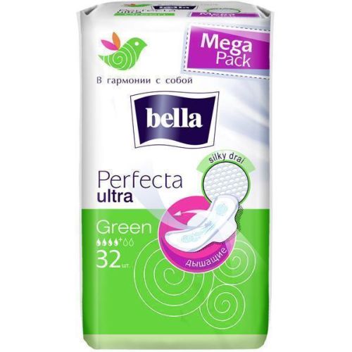 Прокладки Bella Perfecta Ultra Green 32 шт ціна - фото №1 Прокладки Bella Perfecta Ultra Green 32 шт ціна