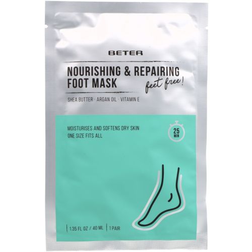 Маска-носочки Beter (Бетер) для ног питательная Feet free 1 пара в городе Винница : цены, характеристики.  - фото №1 Маска-носочки Beter (Бетер) для ног питательная Feet free 1 пара в городе Винница : цены, характеристики.