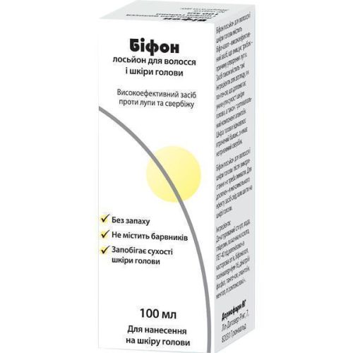 Біфон лосьйон для волосся від лупи 100 мл  купити - фото №1 Біфон лосьйон для волосся від лупи 100 мл  купити