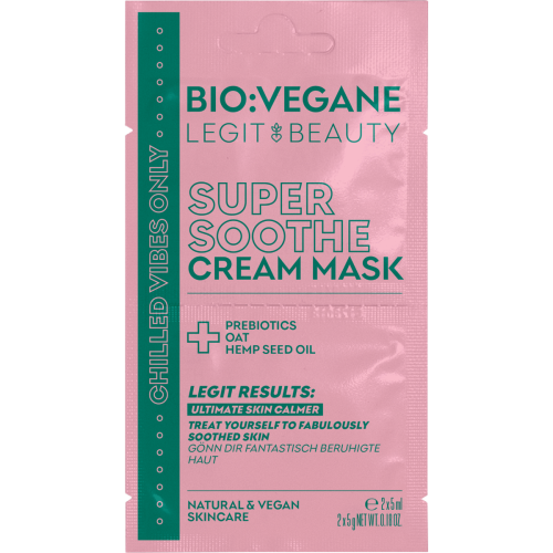 Крем-маска Bio:Vegane (Біо Веган) супер заспокоєння для обличчя 2*5 мл в місті Перещепине : ціни, характеристика.  - фото №1 Крем-маска Bio:Vegane (Біо Веган) супер заспокоєння для обличчя 2*5 мл в місті Перещепине : ціни, характеристика.