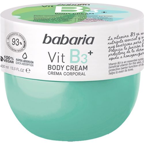 Крем Babaria (Бабарія) для тіла з вітаміном В3+ 400 мл в інтернет-аптеці - фото №1 Крем Babaria (Бабарія) для тіла з вітаміном В3+ 400 мл в інтернет-аптеці