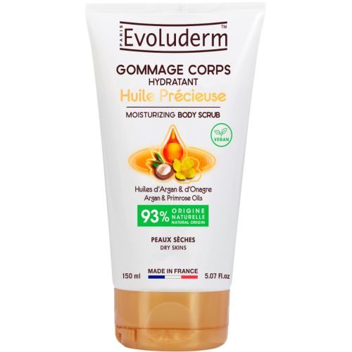 Скраб Evoluderm (Еволюдерм) для сухої шкіри тіла зволожуючий з оліями 150 мл  в місті Вишгород : ціни, характеристика.  - фото №1 Скраб Evoluderm (Еволюдерм) для сухої шкіри тіла зволожуючий з оліями 150 мл  в місті Вишгород : ціни, характеристика.