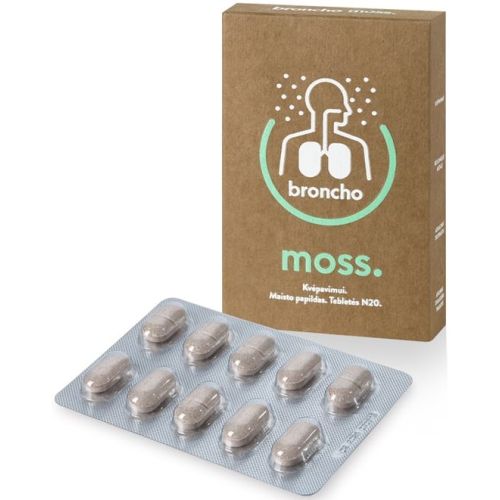 Bronchomoss (Бронхомосс) таблетки №20 в місті Запоріжжя : ціни, характеристика.  - фото №1 Bronchomoss (Бронхомосс) таблетки №20 в місті Запоріжжя : ціни, характеристика.