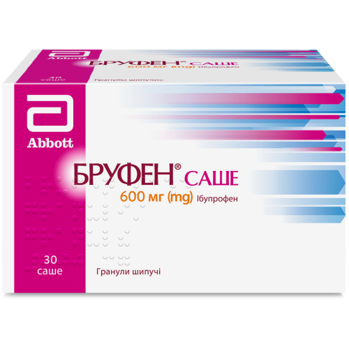 Бруфен гранулы 600 мг саше №30 в городе Харьков : цены, характеристики.  - фото №1 Бруфен гранулы 600 мг саше №30 в городе Харьков : цены, характеристики.