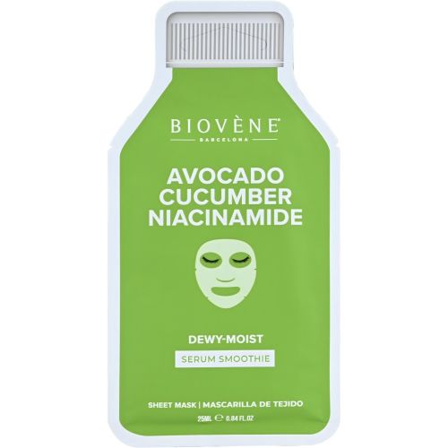 Маска Biovene (Біовен) для обличчя тканинна з авокадо та ніацинамідом 25 мл в місті Рогатин : ціни, характеристика. - фото №1 Маска Biovene (Біовен) для обличчя тканинна з авокадо та ніацинамідом 25 мл в місті Рогатин : ціни, характеристика.