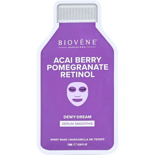 Маска Biovene (Біовен) для обличчя тканинна з асаї та ретинолом 25 мл в місті Рогатин : ціни, характеристика. - фото №1 Маска Biovene (Біовен) для обличчя тканинна з асаї та ретинолом 25 мл в місті Рогатин : ціни, характеристика.