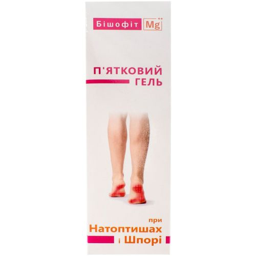 Бішофіт Mg++ П'ятковий гель, 100 мл фото - фото №1 Бішофіт Mg++ П'ятковий гель, 100 мл фото