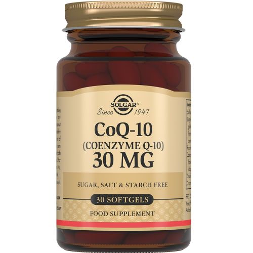 Solgar (Солгар) Coenzyme Q-10 (Коензим) 30 мг капсули №30 в місті Софіївка : ціни, характеристика.  - фото №1 Solgar (Солгар) Coenzyme Q-10 (Коензим) 30 мг капсули №30 в місті Софіївка : ціни, характеристика.