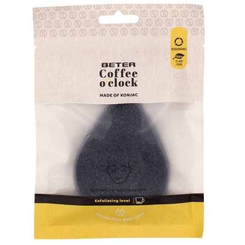 Спонж Beter (Бетер) многоразовый для очистки лица из конжака Coffee O'clock в городе Вышгород : цены, характеристики.  - фото №1 Спонж Beter (Бетер) многоразовый для очистки лица из конжака Coffee O'clock в городе Вышгород : цены, характеристики.