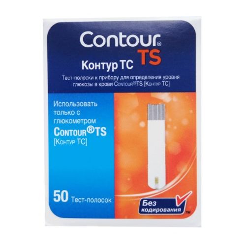 Тест-смужки до глюкометру Contoyr TS №50 фото - фото №1 Тест-смужки до глюкометру Contoyr TS №50 фото