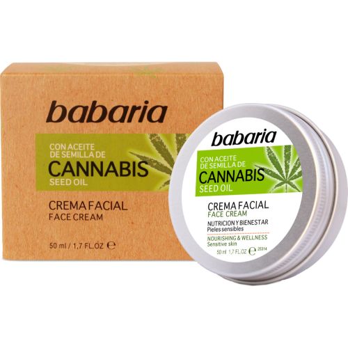 Крем Babaria (Бабарія) олія насіння канабісу для обличчя 50 мл ціна - фото №1 Крем Babaria (Бабарія) олія насіння канабісу для обличчя 50 мл ціна