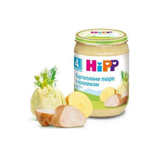 Пюре Hipp 6173 Картопляне пюре з кроликом 190 г в місті Одеса : ціни, характеристика.  - фото №1 Пюре Hipp 6173 Картопляне пюре з кроликом 190 г в місті Одеса : ціни, характеристика.