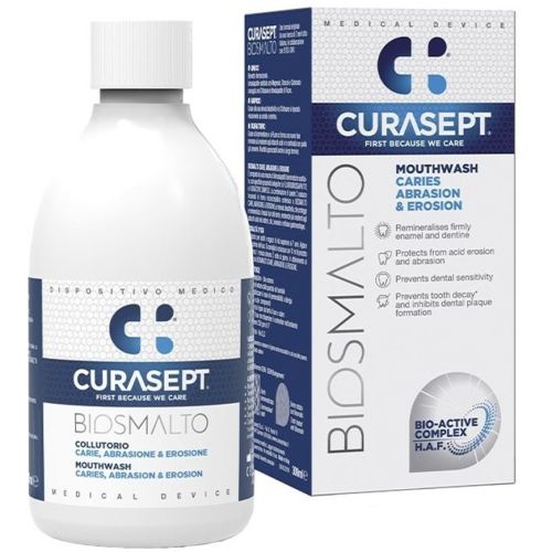 Ополіскувач Curasept Biosmalto Caries, Abrasion And Erosion, проти карієсу, стирання та ерозії, 300 мл в місті Вишгород : ціни, характеристика.  - фото №1 Ополіскувач Curasept Biosmalto Caries, Abrasion And Erosion, проти карієсу, стирання та ерозії, 300 мл в місті Вишгород : ціни, характеристика.