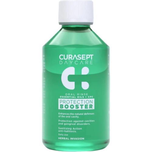 Ополіскувач Curasept Daycare Booster Herbal Invasion, трав'яний смак, 500 мл в місті Вишгород : ціни, характеристика.  - фото №1 Ополіскувач Curasept Daycare Booster Herbal Invasion, трав'яний смак, 500 мл в місті Вишгород : ціни, характеристика.