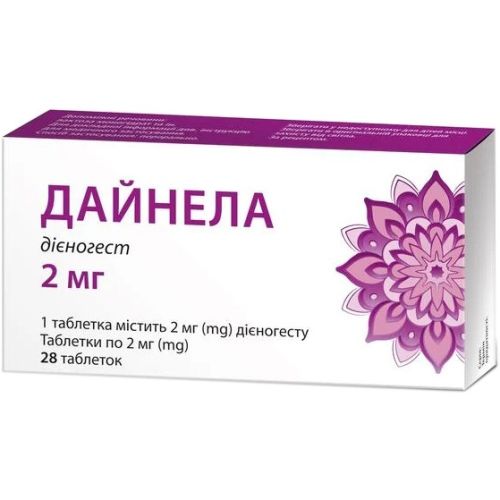 Дайнела 2 мг таблетки №28 в городе Ужгород : цены, характеристики.  - фото №1 Дайнела 2 мг таблетки №28 в городе Ужгород : цены, характеристики.