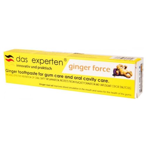 Зубна паста Das Experten (Даз Експертен) Ginger Force гелева 70 мл в місті Глобине : ціни, характеристика.  - фото №1 Зубна паста Das Experten (Даз Експертен) Ginger Force гелева 70 мл в місті Глобине : ціни, характеристика.