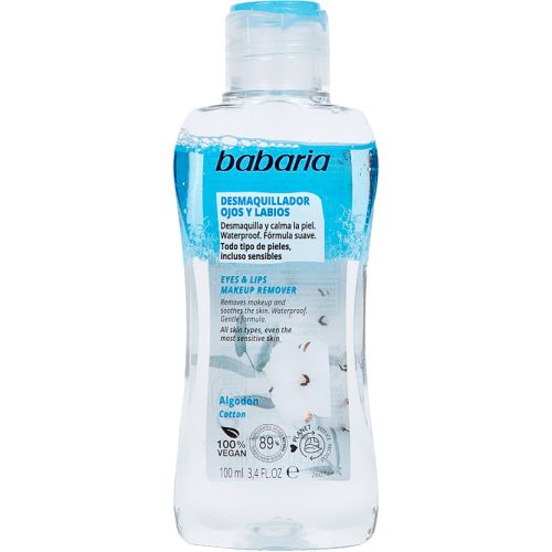 Средство Babaria (Бабария) для снятия макияжа с глаз и губ Хлопок 100 мл в городе Хмельницкий : цены, характеристики.  - фото №1 Средство Babaria (Бабария) для снятия макияжа с глаз и губ Хлопок 100 мл в городе Хмельницкий : цены, характеристики.