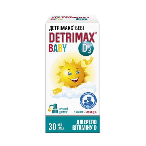 Детримакс Беби капли 30 мл цена - фото №1 Детримакс Беби капли 30 мл цена