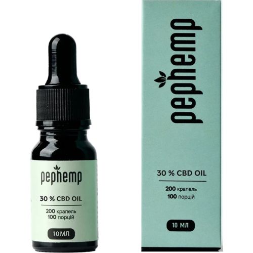Pephemp Олія 30% СBD Isolate з нейтральним смаком 10 мл в місті Прилуки : ціни, характеристика. - фото №1 Pephemp Олія 30% СBD Isolate з нейтральним смаком 10 мл в місті Прилуки : ціни, характеристика.