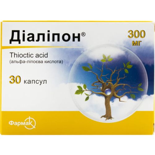 Діаліпон 300 мг капсули №30 в місті Львів : ціни, характеристика.  - фото №1 Діаліпон 300 мг капсули №30 в місті Львів : ціни, характеристика.