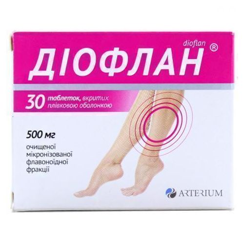 Діофлан 500 мг таблетки №30 ADD - фото №1 Діофлан 500 мг таблетки №30 ADD