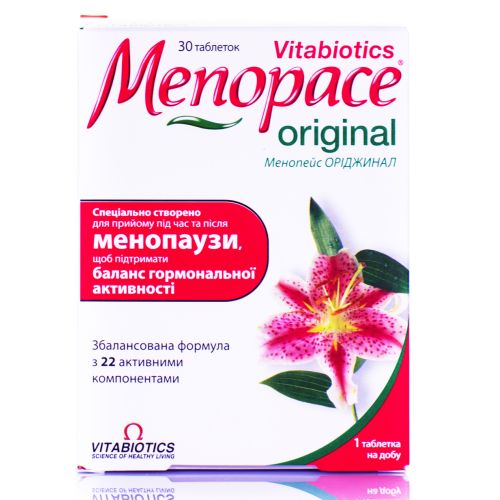 Менопейс Оріджинал таблетки №30  фото - фото №1 Менопейс Оріджинал таблетки №30  фото