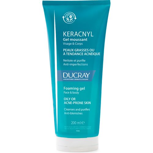 Гель Ducray (Дюкрей) Keracnyl Foaming Gel очищающий для жирной кожи, 200 мл в городе Первомайск : цены, характеристики.  - фото №1 Гель Ducray (Дюкрей) Keracnyl Foaming Gel очищающий для жирной кожи, 200 мл в городе Первомайск : цены, характеристики.
