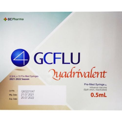 ДжиСі Флю Квадривалент 0.5 мл суспензія для ін’єкцій шприц №10 в місті Глобине : ціни, характеристика.  - фото №1 ДжиСі Флю Квадривалент 0.5 мл суспензія для ін’єкцій шприц №10 в місті Глобине : ціни, характеристика.