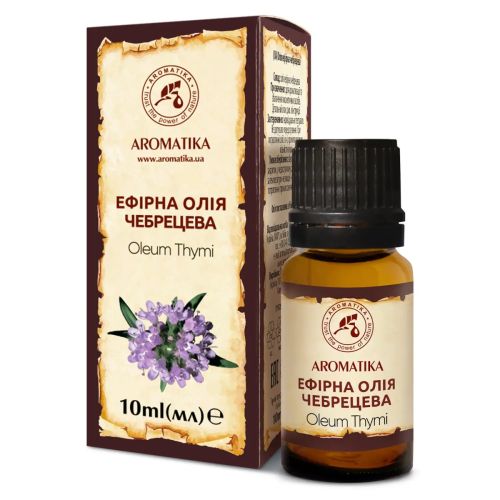 Олія ефірна Ароматика Чебрецева 10 мл в місті Богородчани : ціни, характеристика.  - фото №1 Олія ефірна Ароматика Чебрецева 10 мл в місті Богородчани : ціни, характеристика.