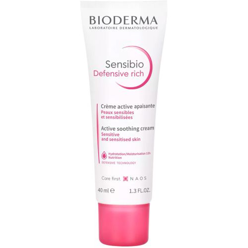 Крем Bioderma (Біодерма) Sensibio Defensive Rich Soothing Cream насичений, 40 мл в місті Миколаїв : ціни, характеристика.  - фото №1 Крем Bioderma (Біодерма) Sensibio Defensive Rich Soothing Cream насичений, 40 мл в місті Миколаїв : ціни, характеристика.