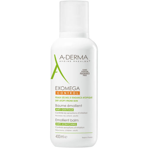 Бальзам A-Derma (А-Дерма) Exomega Control для смягчения атопической кожи лица и тела, 400 мл  в городе Глобино : цены, характеристики.  - фото №1 Бальзам A-Derma (А-Дерма) Exomega Control для смягчения атопической кожи лица и тела, 400 мл  в городе Глобино : цены, характеристики.