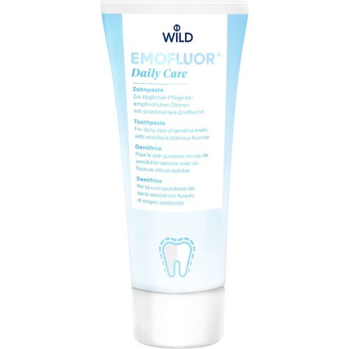 Зубна паста Emofluor Daily Care зі стабілізованим фторидом олова, 75 мл в місті Глобине : ціни, характеристика.  - фото №1 Зубна паста Emofluor Daily Care зі стабілізованим фторидом олова, 75 мл в місті Глобине : ціни, характеристика.