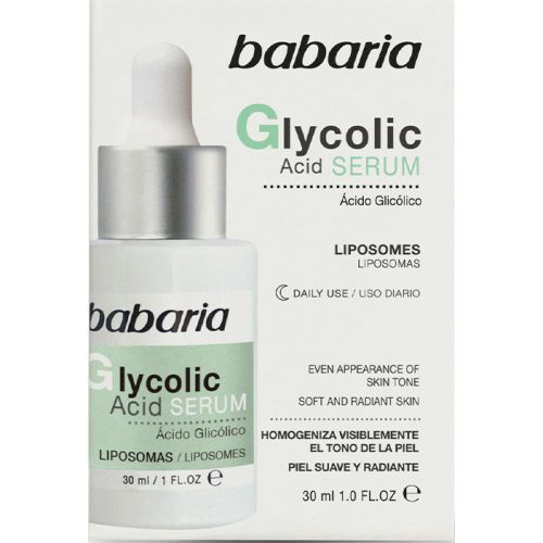 Сыворотка Babaria (Бабария) с гликолевой кислотой для ровного тона кожи, 30 мл в городе Вышгород : цены, характеристики.  - фото №1 Сыворотка Babaria (Бабария) с гликолевой кислотой для ровного тона кожи, 30 мл в городе Вышгород : цены, характеристики.