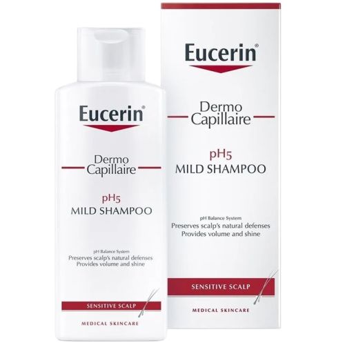 Шампунь Eucerin (Юцерин) DermoCapillaire pH5 для чувствительной кожи головы 250 мл в городе Перещепино : цены, характеристики.  - фото №1 Шампунь Eucerin (Юцерин) DermoCapillaire pH5 для чувствительной кожи головы 250 мл в городе Перещепино : цены, характеристики.