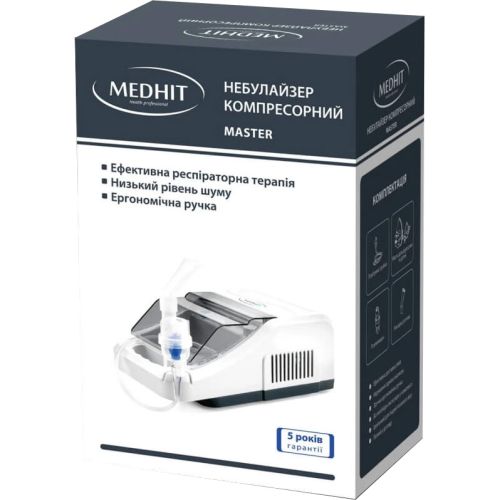 Інгалятор (небулайзер) Medhit Master компресійний в місті Канів : ціни, характеристика.  - фото №1 Інгалятор (небулайзер) Medhit Master компресійний в місті Канів : ціни, характеристика.