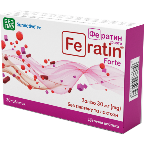 Фератин Форте таблетки №30 фото - фото №1 Фератин Форте таблетки №30 фото
