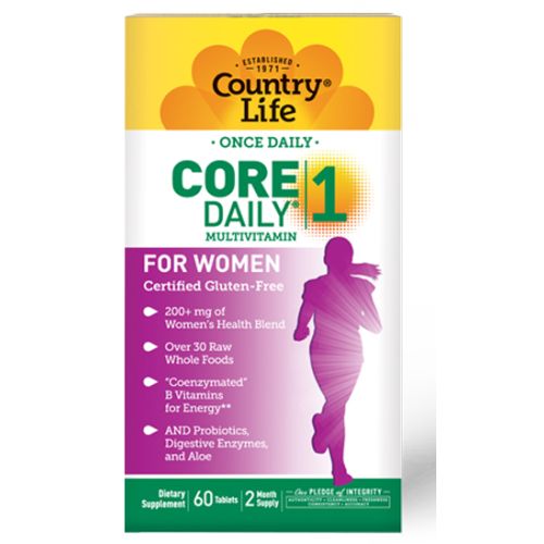 Вітаміни Country Life Core Daily мультивітаміни для жінок таблетки №60 в місті Богородчани : ціни, характеристика.  - фото №1 Вітаміни Country Life Core Daily мультивітаміни для жінок таблетки №60 в місті Богородчани : ціни, характеристика.
