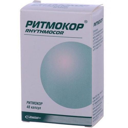 Ритмокор 0,36 г капсули №48 в Києві : ціни, характеристика.  - фото №1 Ритмокор 0,36 г капсули №48 в Києві : ціни, характеристика.