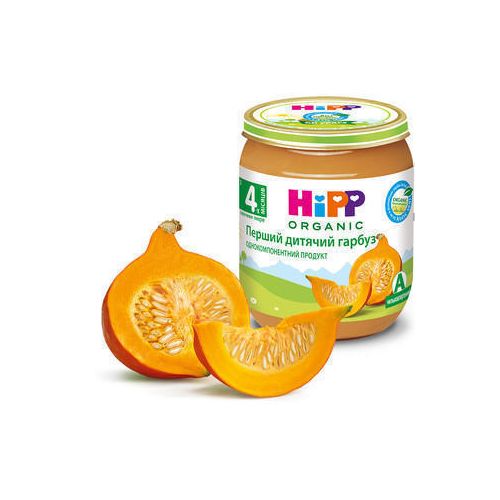 Пюре Hipp 4063 с тыквы (с 4 месяцев) 125 г ADD - фото №1 Пюре Hipp 4063 с тыквы (с 4 месяцев) 125 г ADD