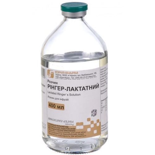 Рінгера лактат р-н для інф. 400мл  в місті Вінниця : ціни, характеристика.  - фото №1 Рінгера лактат р-н для інф. 400мл  в місті Вінниця : ціни, характеристика.