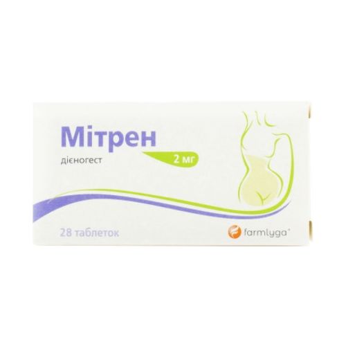 Митрен 2 мг таблетки №28 в городе Вышгород : цены, характеристики.  - фото №1 Митрен 2 мг таблетки №28 в городе Вышгород : цены, характеристики.