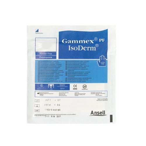 Рукавички Gammex IsoDerm Sensitive хірургічні без пудри р. 7.5 в місті Канів : ціни, характеристика.  - фото №1 Рукавички Gammex IsoDerm Sensitive хірургічні без пудри р. 7.5 в місті Канів : ціни, характеристика.