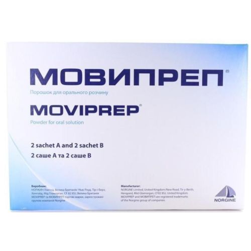 Мовипреп порошок для орального раствора №4 в городе Софиевка : цены, характеристики.  - фото №1 Мовипреп порошок для орального раствора №4 в городе Софиевка : цены, характеристики.